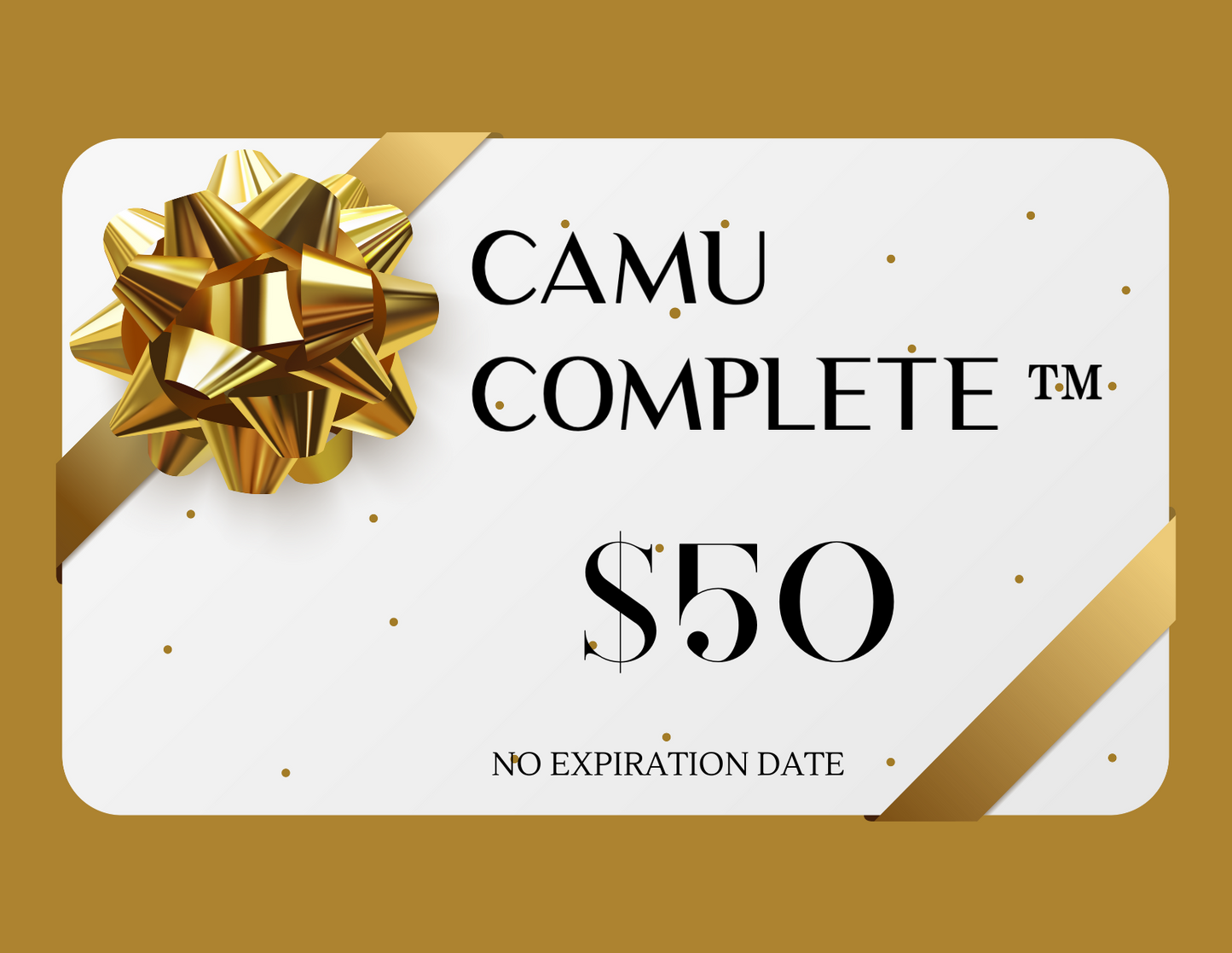 CAMUCOMPLETE™ GIFT CARD